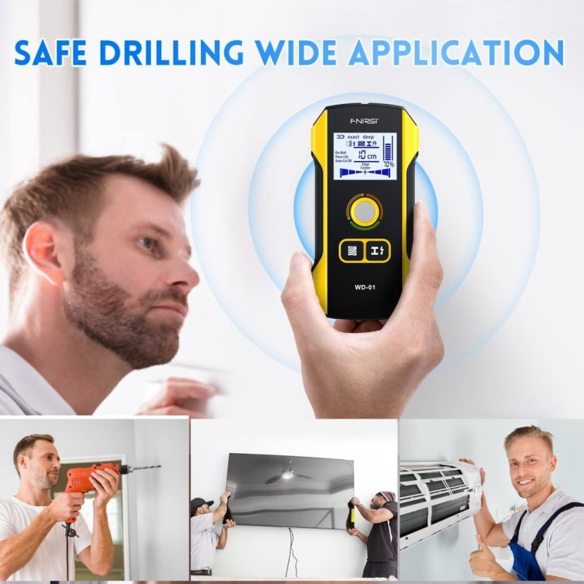FNIRSI WD-01: Smart Wall Scanner and Metal Detector