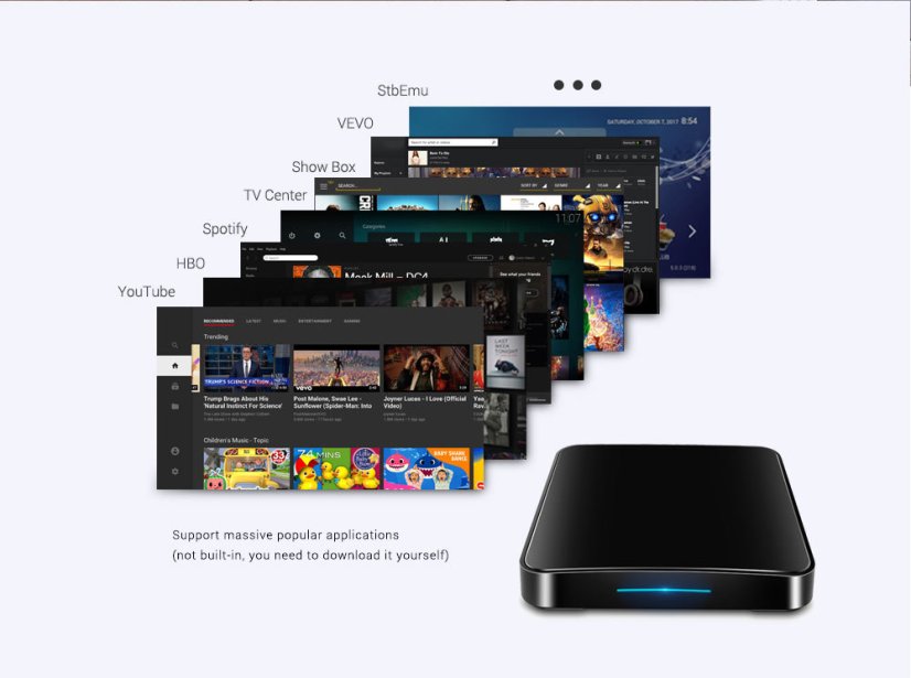 MECOOL KM3 ATV s Android TV 9 Pie - Google Certifikované, S905X2, 4GB RAM, 64GB