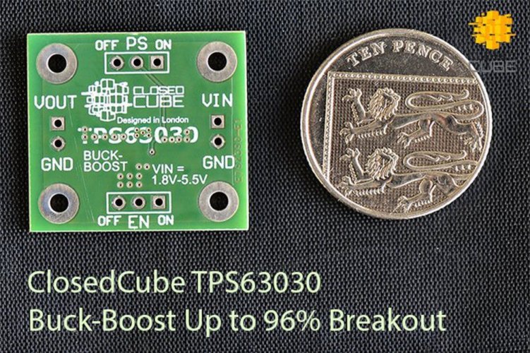 TPS63030 spínací Buck-Boost regulátor s až 96% účinností