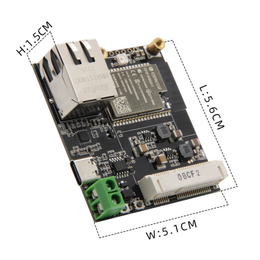 TTGO T-Internet-COM ESP32 LAN8720 Ethernet doska pre T-PCIE SIMCOM