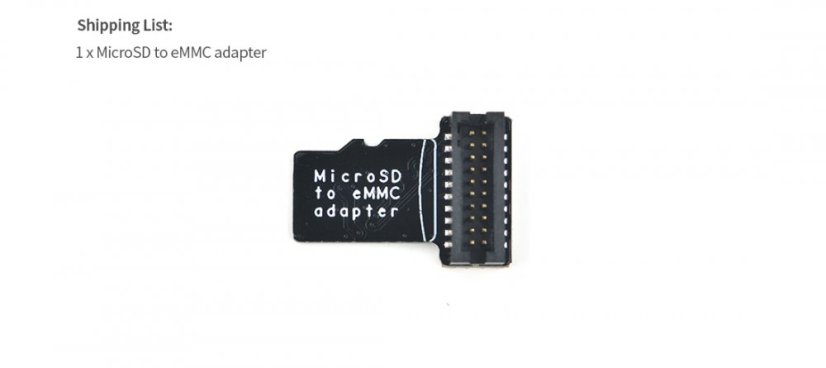 Adaptér MicroSD na eMMC