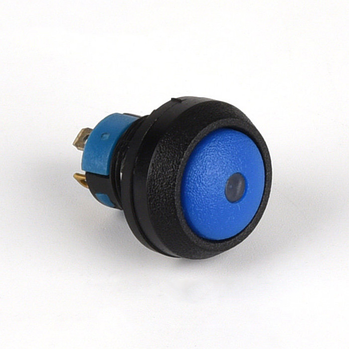 Mini panelové tlačítko HL12C – 12 V, 12mm