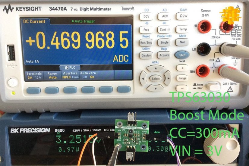 TPS63030 Buck-Boost Converter s vysokou účinností
