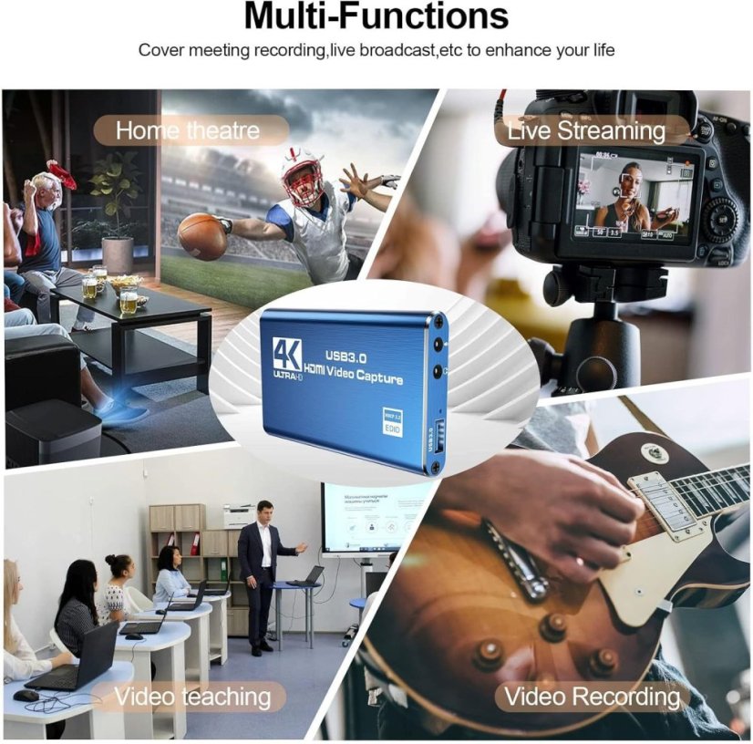 LH-4KO HDMI na USB převodník s 4K@30fps