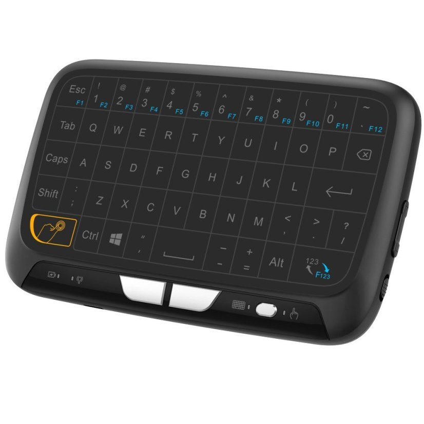 H18 Mini Touchpad Keyboard - Wireless QWERTY Keyboard with Touchpad