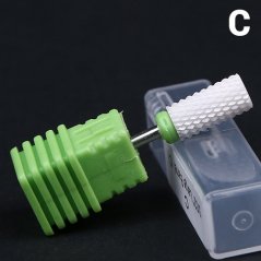 BT012 C Ceramic Nail Drill - Professional Preparation and Maintenance (10 pcs)