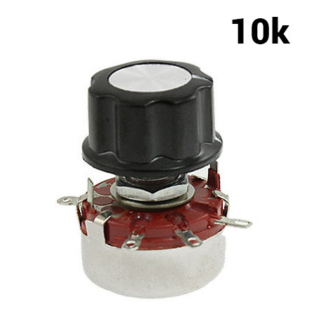 Potenciometr 10K Ohm lineární WH118-1A s XH2.54 konektorem