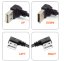 USB 2.0 prodlužovací kabel, samec-samice, zahnutý, 0.5m