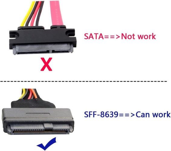 NFHK SFF-8639 NVME U.2 na NGFF M.2 M-Key PCIe SSD Adaptér
