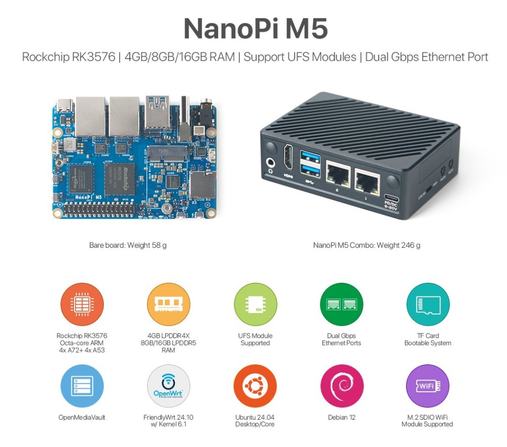 NanoPi M5 with Case
