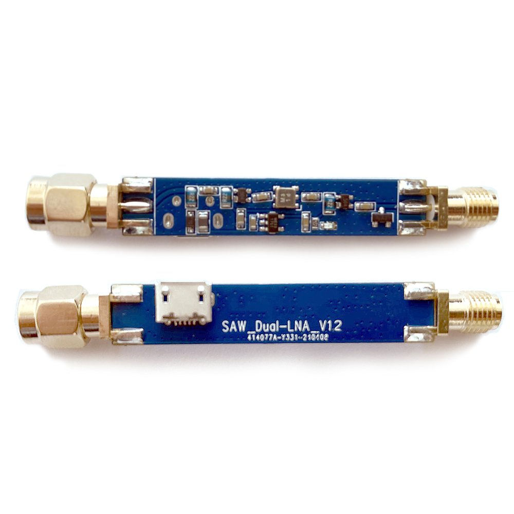 SAW BPF (Band-Pass Filter) filter with LNA