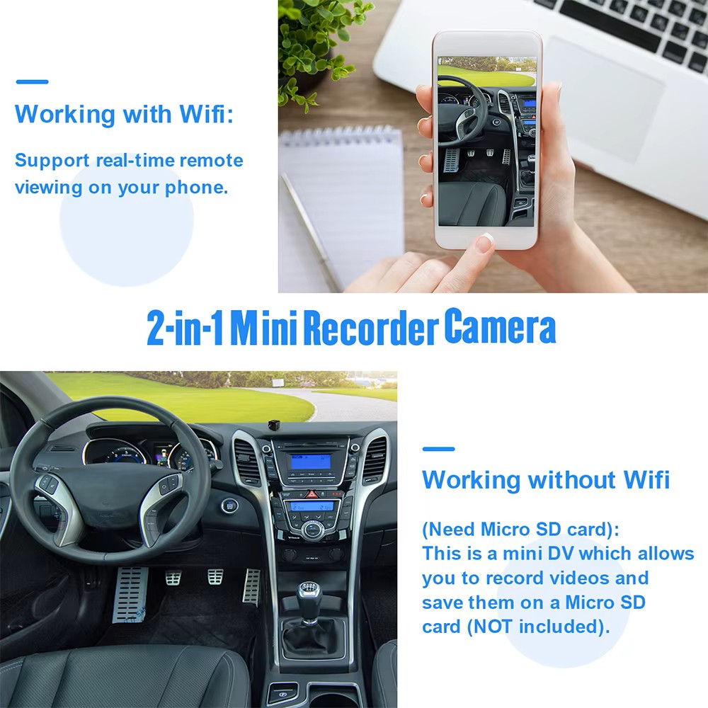 R89 Mini WiFi IP Camera, high quality video