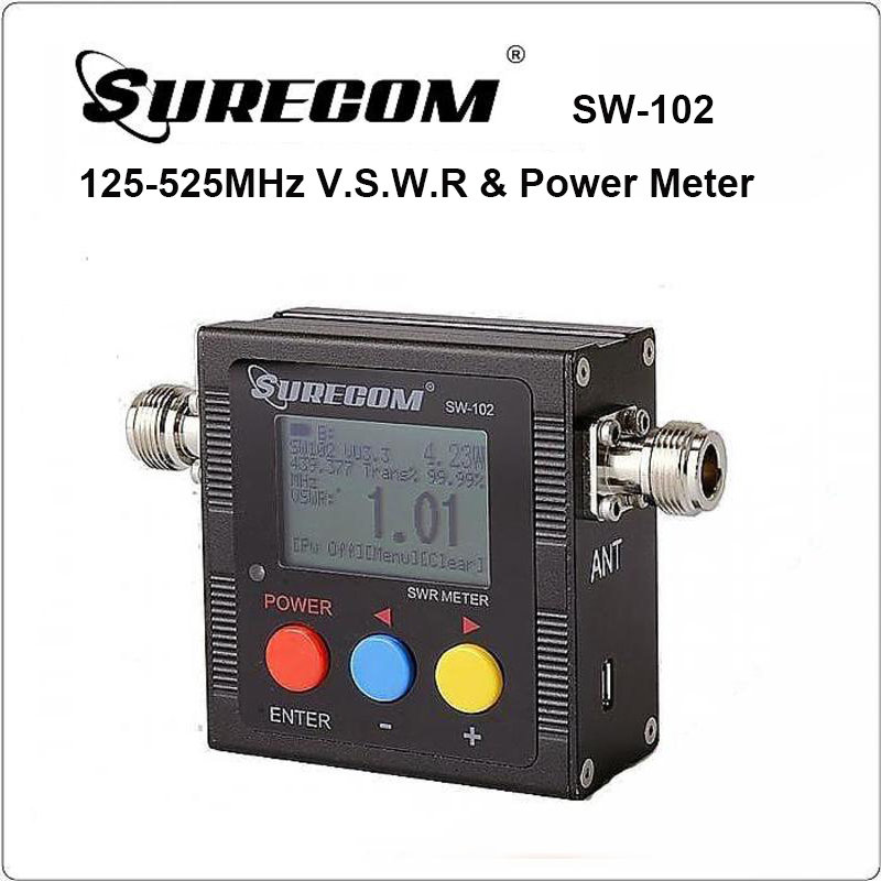 SW-102 Digital VSWR Power Meter 125-525MHz