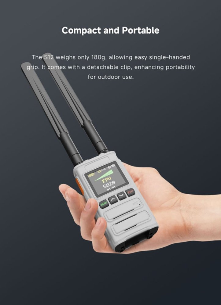 S12 Handheld Drone Detector with Alarm