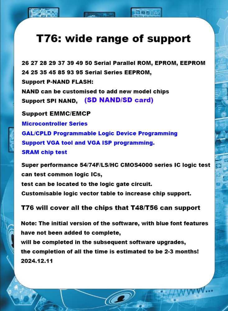 XGecu T76 USB 3.0 Universal Programmer