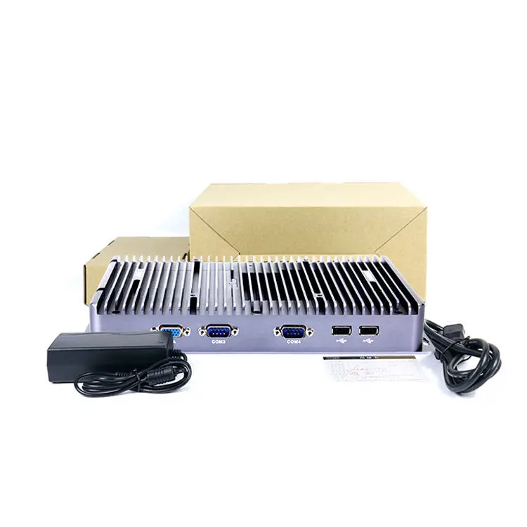 iBox-3046, Intel Core i5-8260U, 6 LAN, barebone, fanless, průmyslový počítač