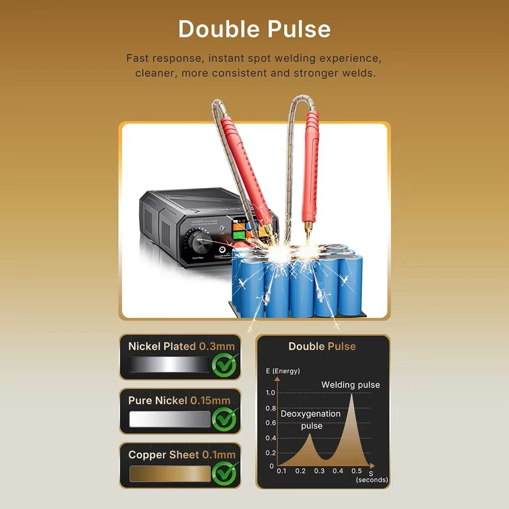 TK-20P 10000W Dual Pulse Portable Spot Welder