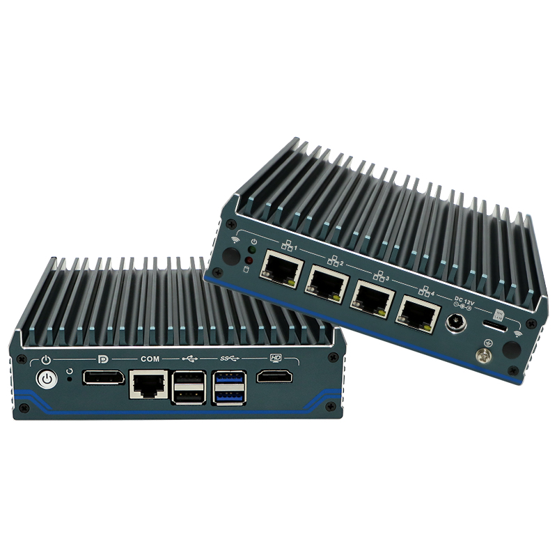 N1241 Industrial Mini PC Barebone Fanless N100