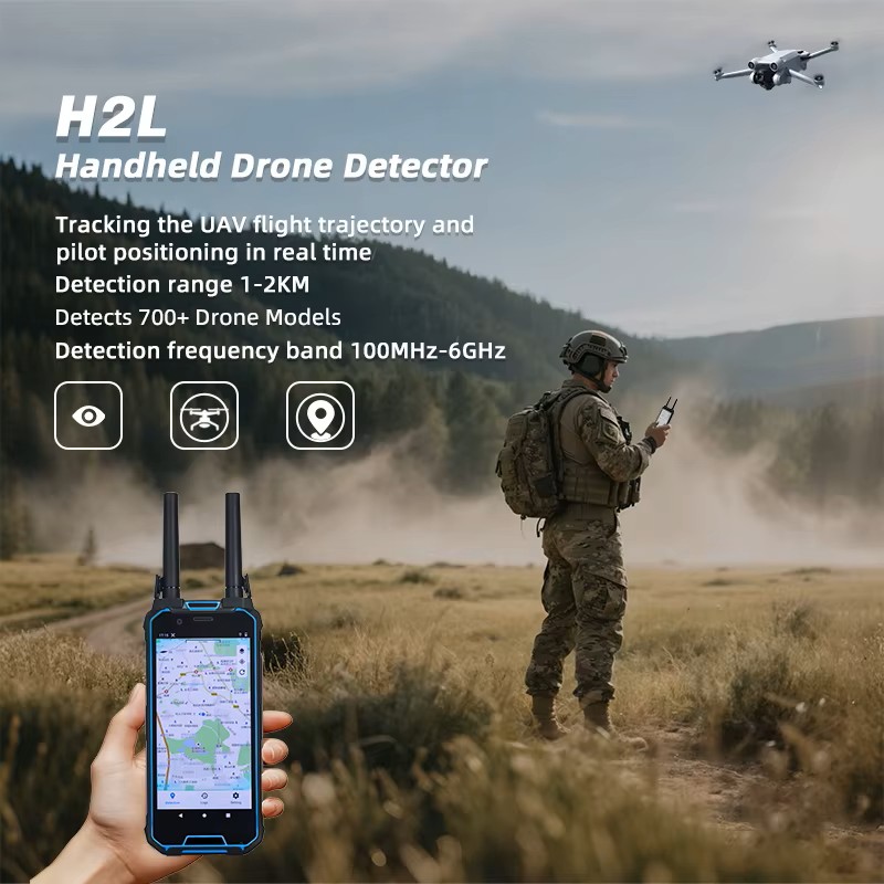 H2LP Handheld UAV Drone Detector & Protocol Analyzer