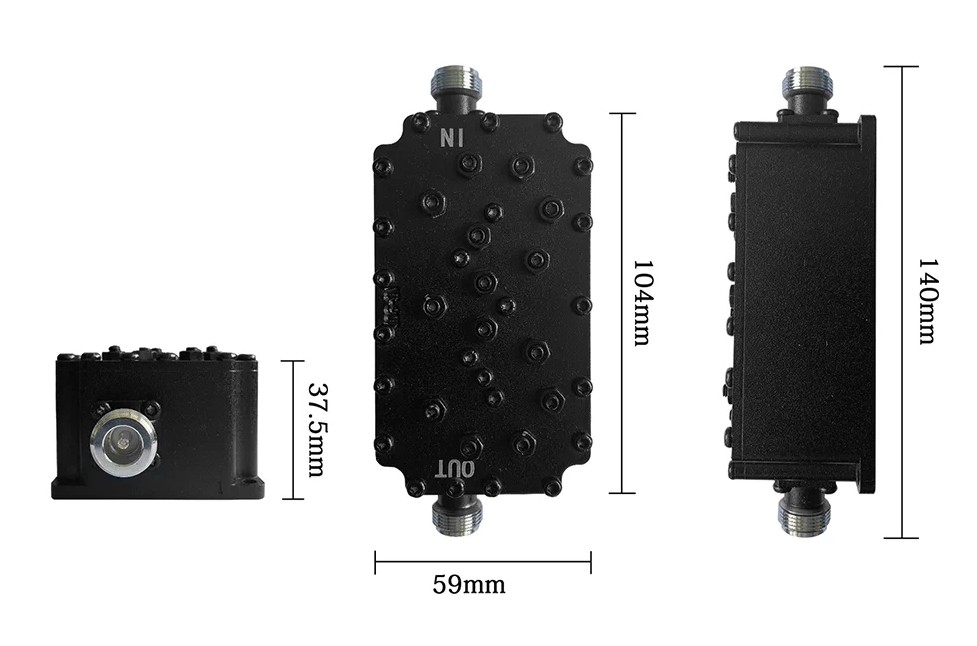 Cavity Bandpass RF Filter