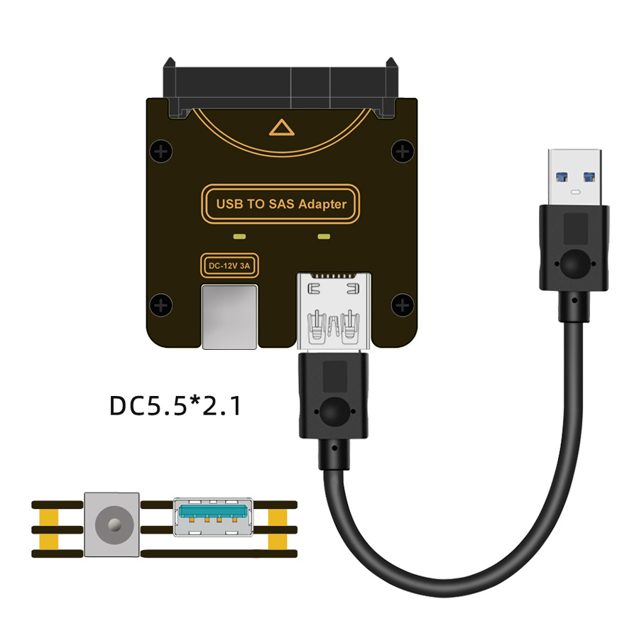 USB to SAS Easy Drive Cable
