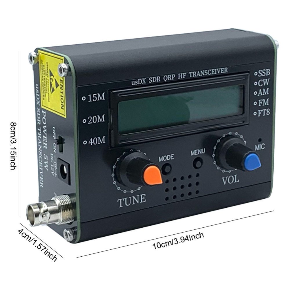 5W usDX QRP transceiver 3 pásma SSB/CW HF radio