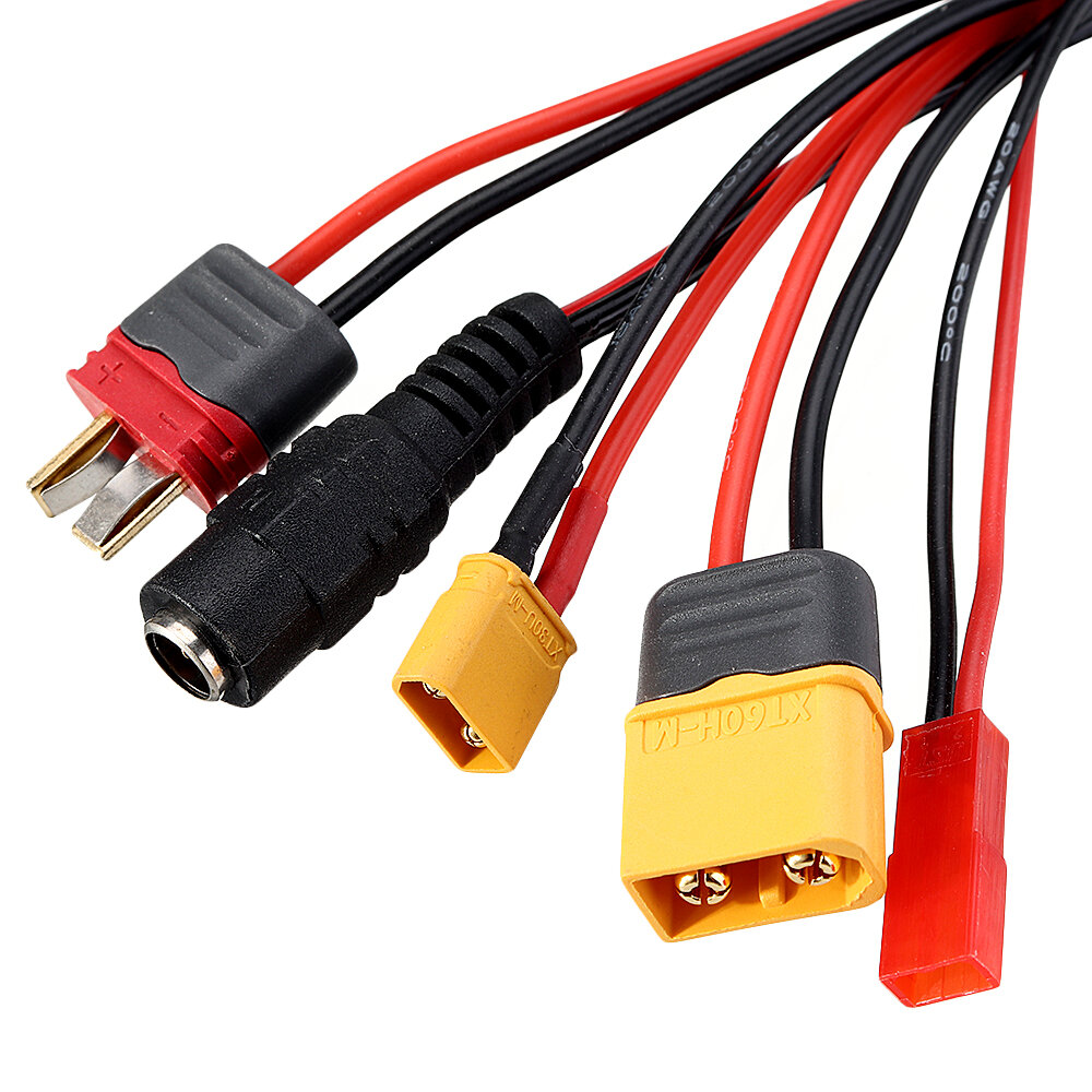 Testovací kabel 4mm banánky 5v1 - rozbočovací kabel