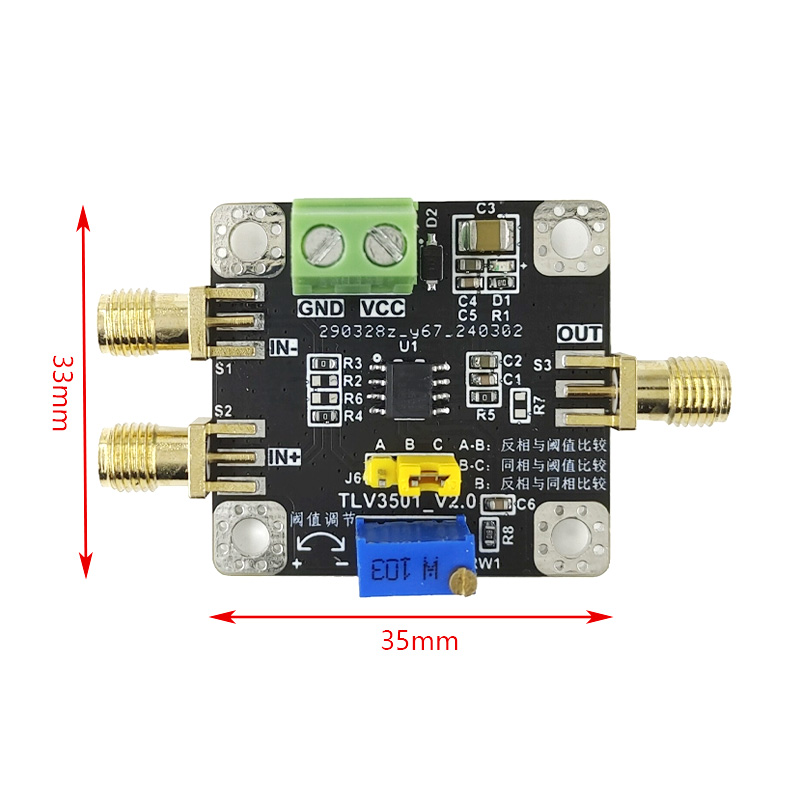 TLV3501 High-Speed Comparator Module 200MHz 4.5ns