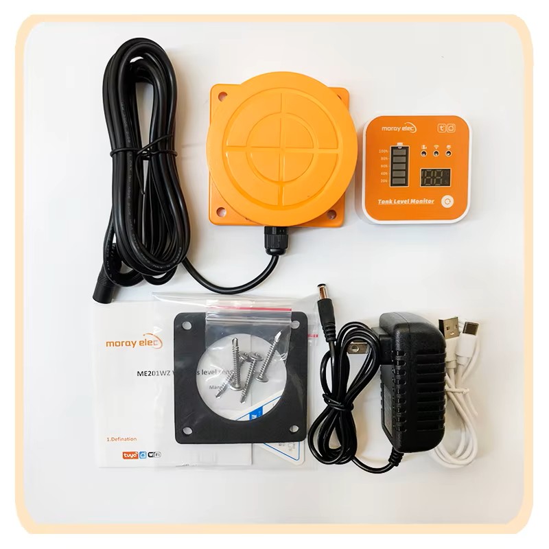 ME201R Ultrasonic Liquid Level Sensor with LED and Temperature Indicator