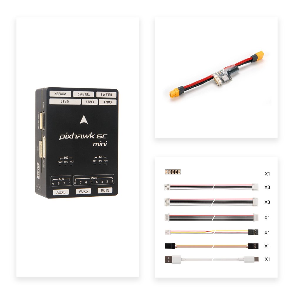 Pixhawk 6C mini Ver A, PM02 V3 + M10 GPS set