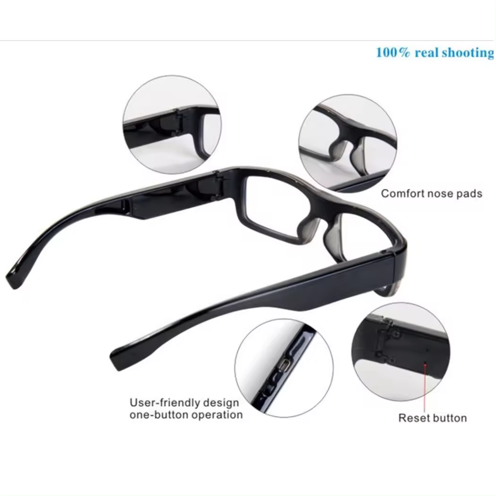 Glasses with HD Camera