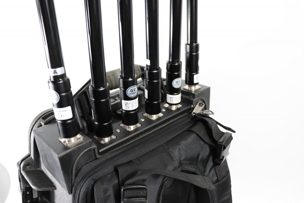 Powerful Backpack Drone Jammer, 3-8 Bands, 400W, 500m Range