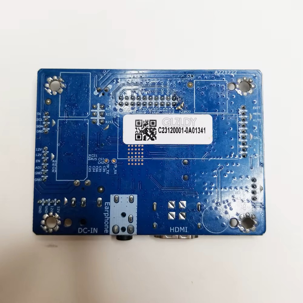 RTD2555 univerzální eDP TFT displej s audio ovládací deskou