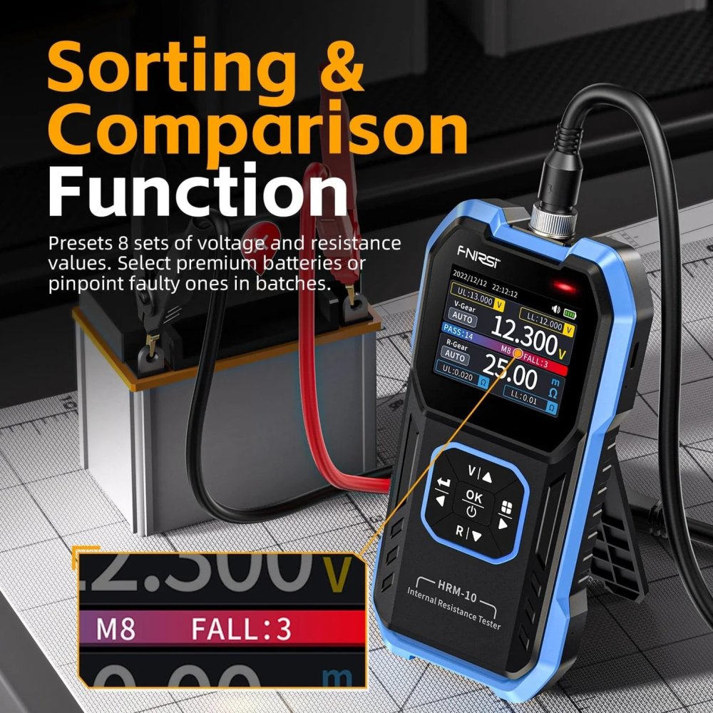 HRM-10 Battery Internal Resistance Tester