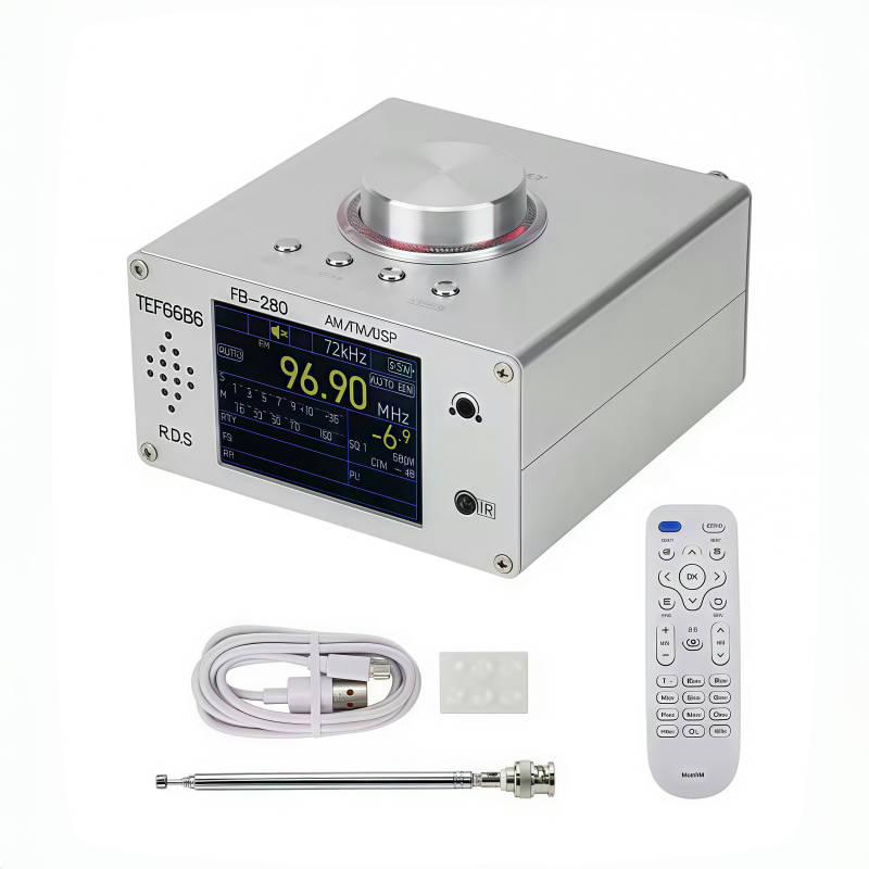 DIY TEF6686 Desktop Radio – Full Band DSP AM/FM RDS with Remote