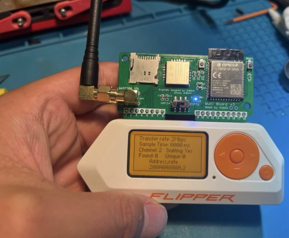 WiFi Multiboard NRF24+ESP32 v3.0 for Flipper Zero