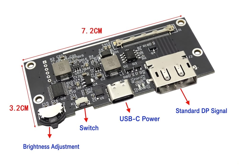 JXG-DP Test 2.0 (PD)120HZ DP na EDP řídicí deska JXG-DP Test 2.0 (PD)120HZ DP na EDP řídicí deska