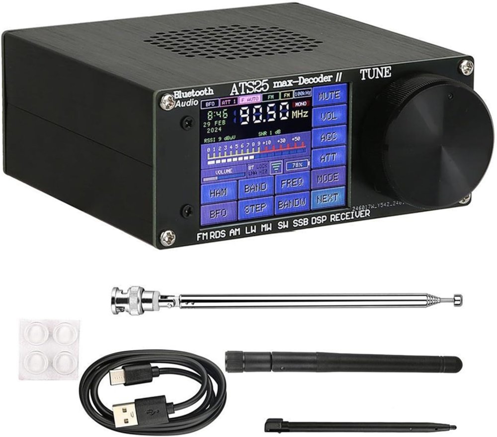 HAMGEEK ATS25 Max Decoder II Bluetooth DSP Radio Receiver