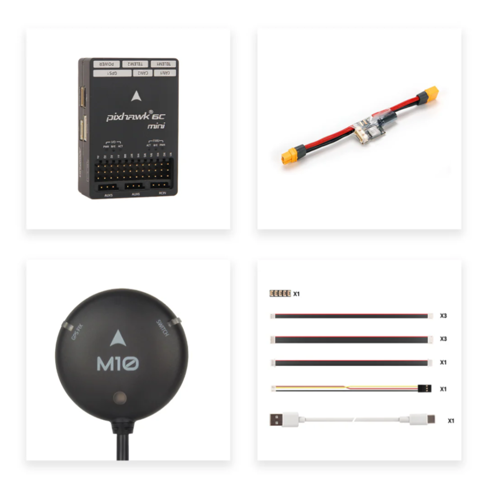 Pixhawk 6C mini Ver A, PM02 V3 + M10 GPS set