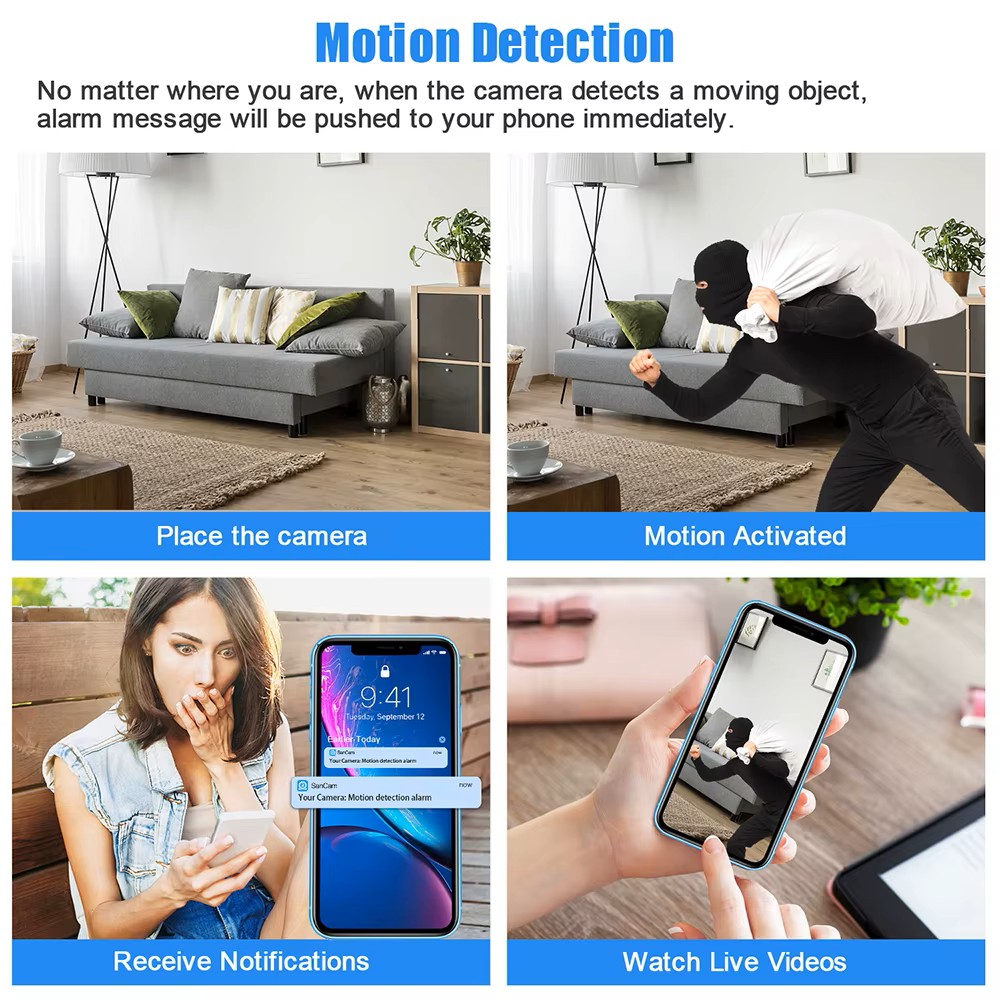 R89 Mini WiFi IP Camera, high quality video