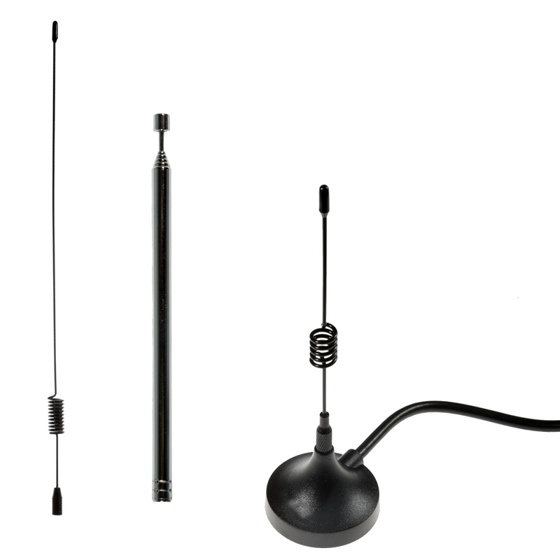 SDR Antenna Set 3 pcs – Magnetic Base + Telescopic