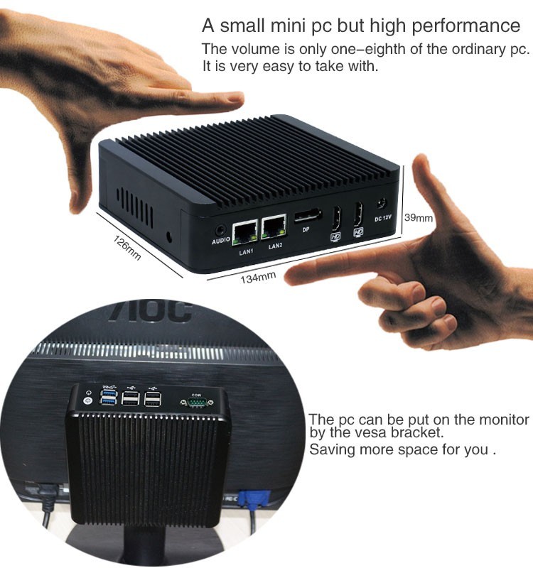 N5-N3710 Průmyslové Mini PC
