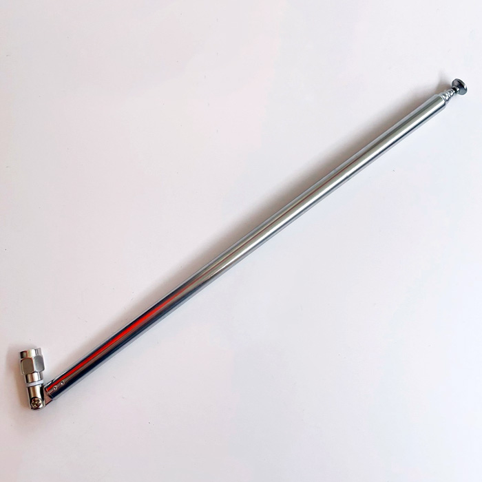 Teleskopická anténa SMA-M – 40 MHz - 6 GHz, 21.8 cm