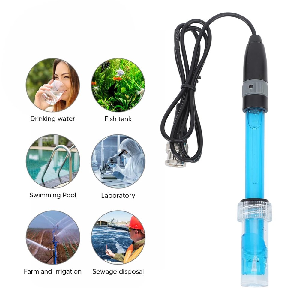 pH Electrode Probe with BNC Connector